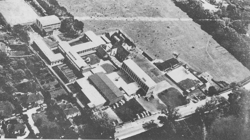 Aerial view of Price’s School 1968